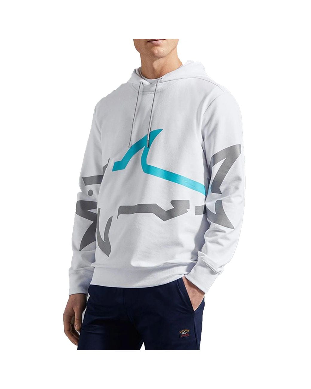 Paul & Shark White Hooded Sweatshirt