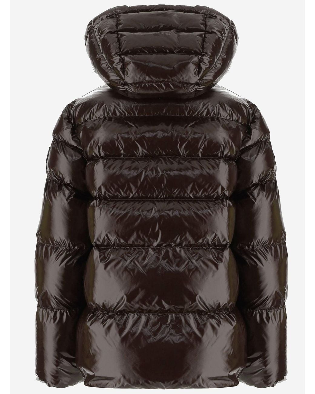 Pinko Black Nylon Padded Down Jacket