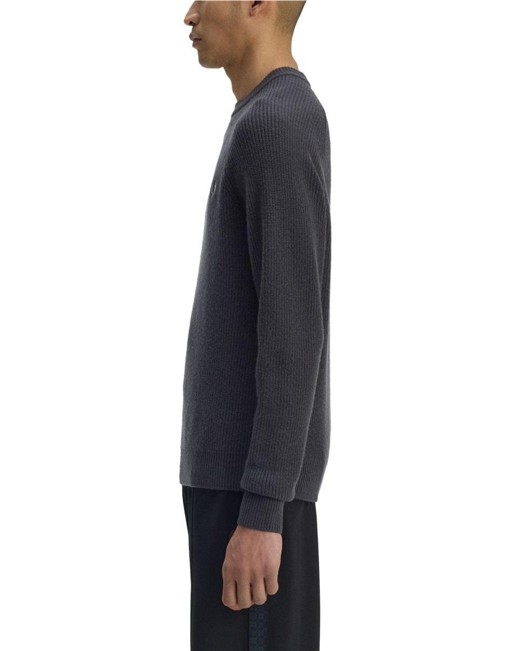 Fred Perry Blue Jersey With Logo for men