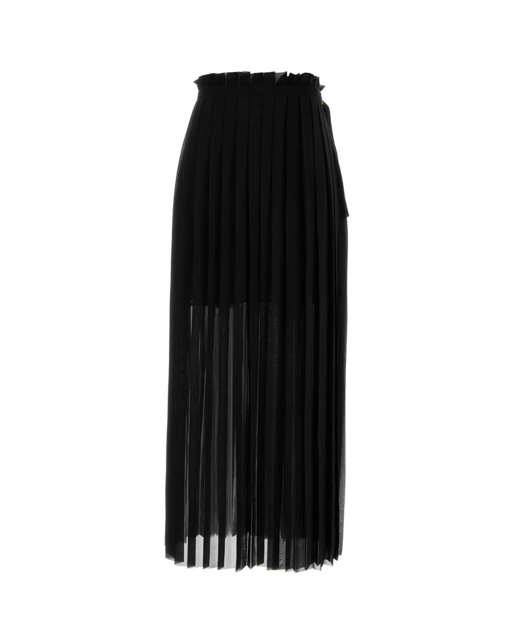 AMI Black Ami Polyester Skirt