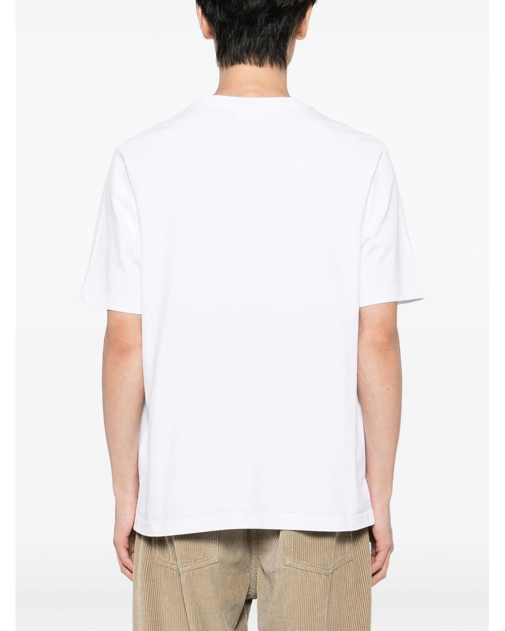 Maison Kitsuné White Fox Head Comfort Tee Shirt