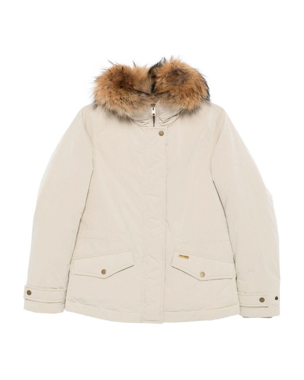 Woolrich Natural Fur Trim Coat