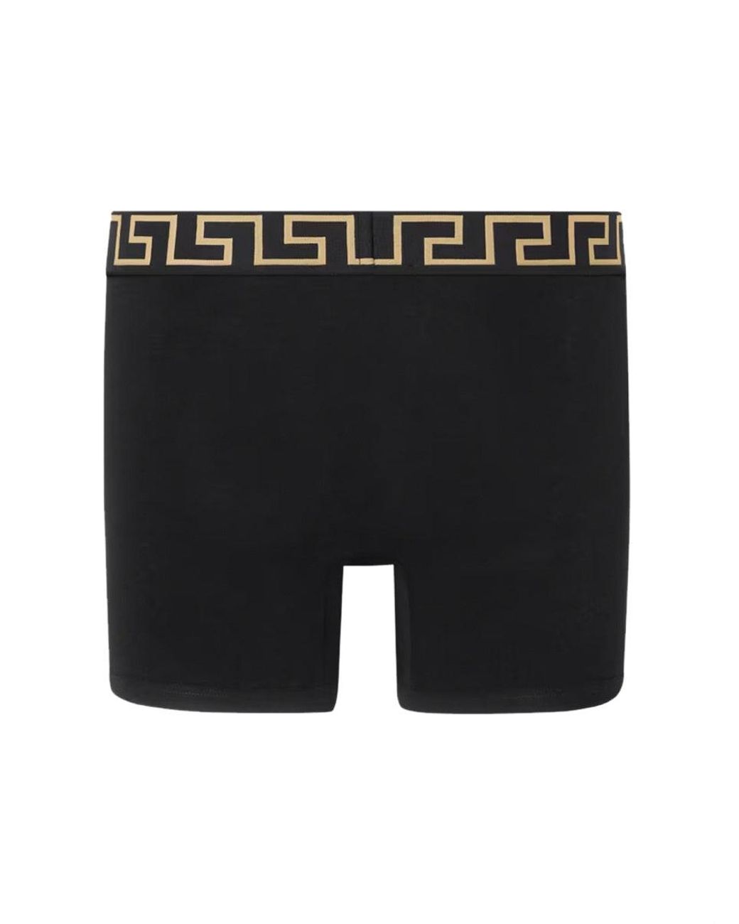 Versace Black Boxer Con Greca for men
