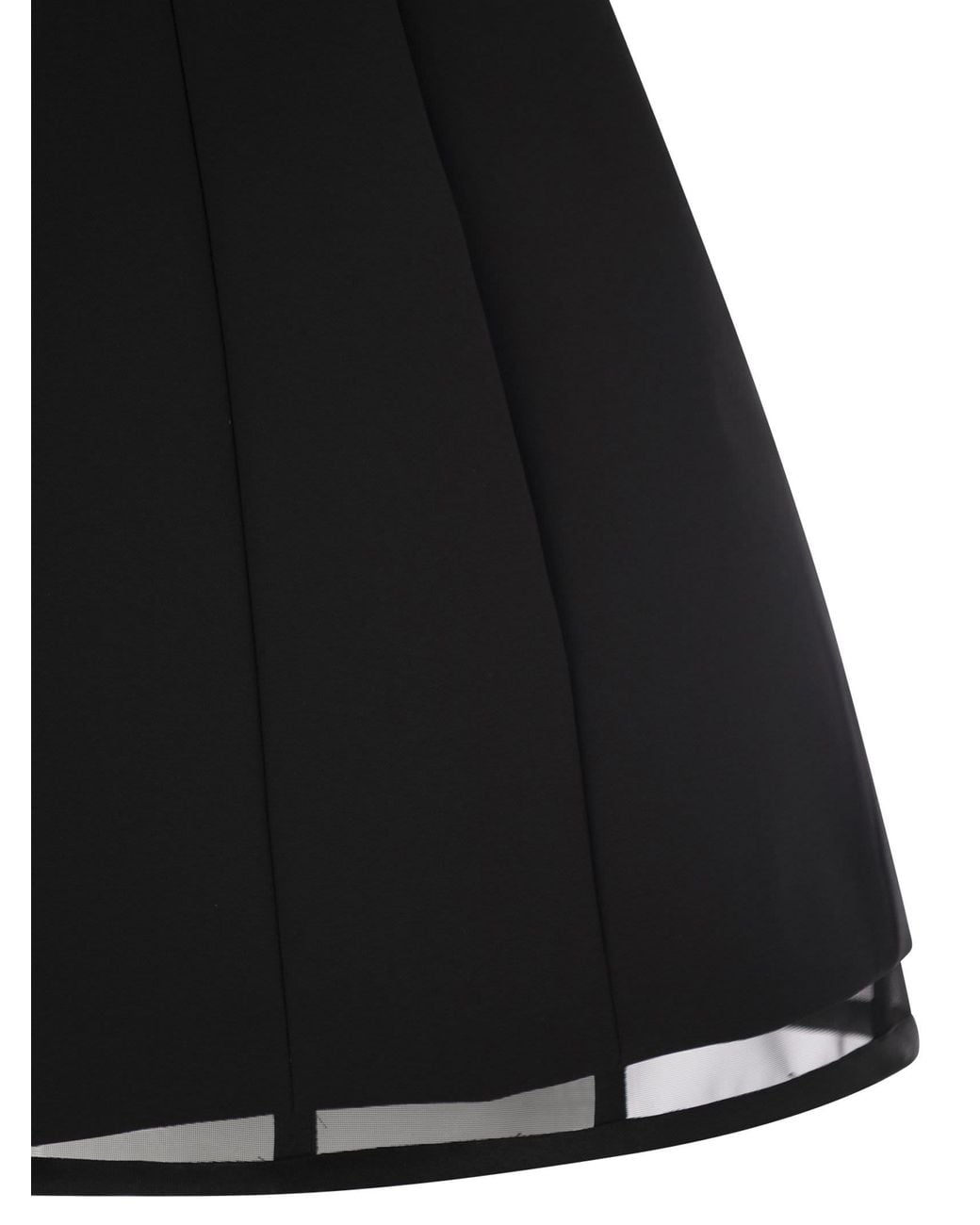 Max Mara Max Mara Betel Sablé Bustier Dress in het Black