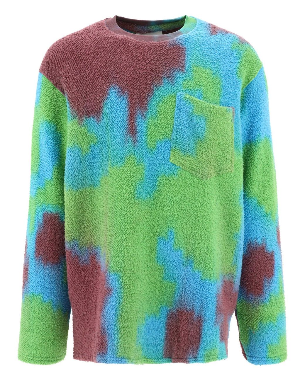 Song For The Mute Blue Raw Sweater for men