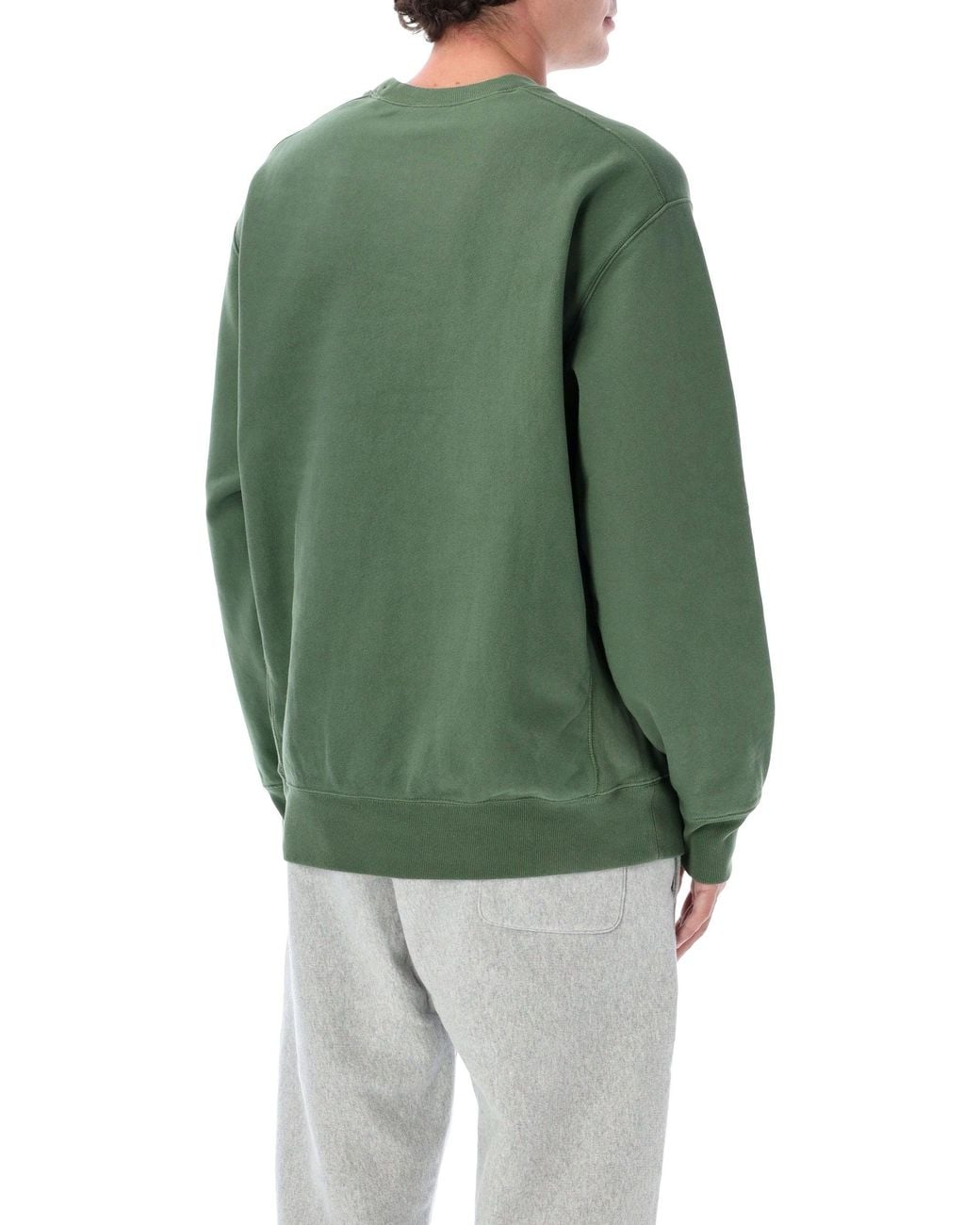 Champion Green Reverse Weave Crewneck Sweatshirt