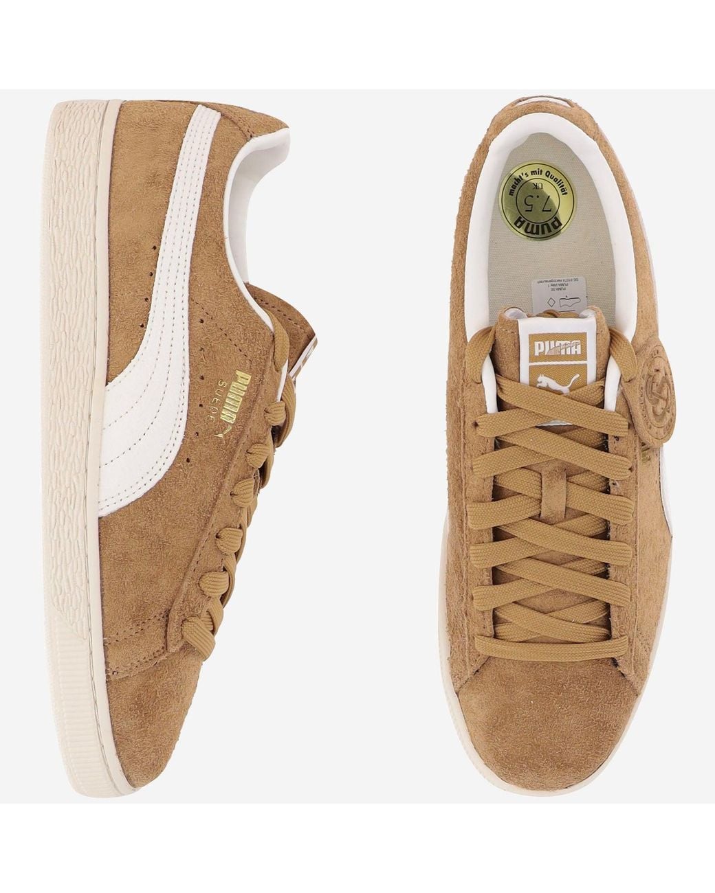 PUMA Brown Charles F. Stead V Suede Sneakers