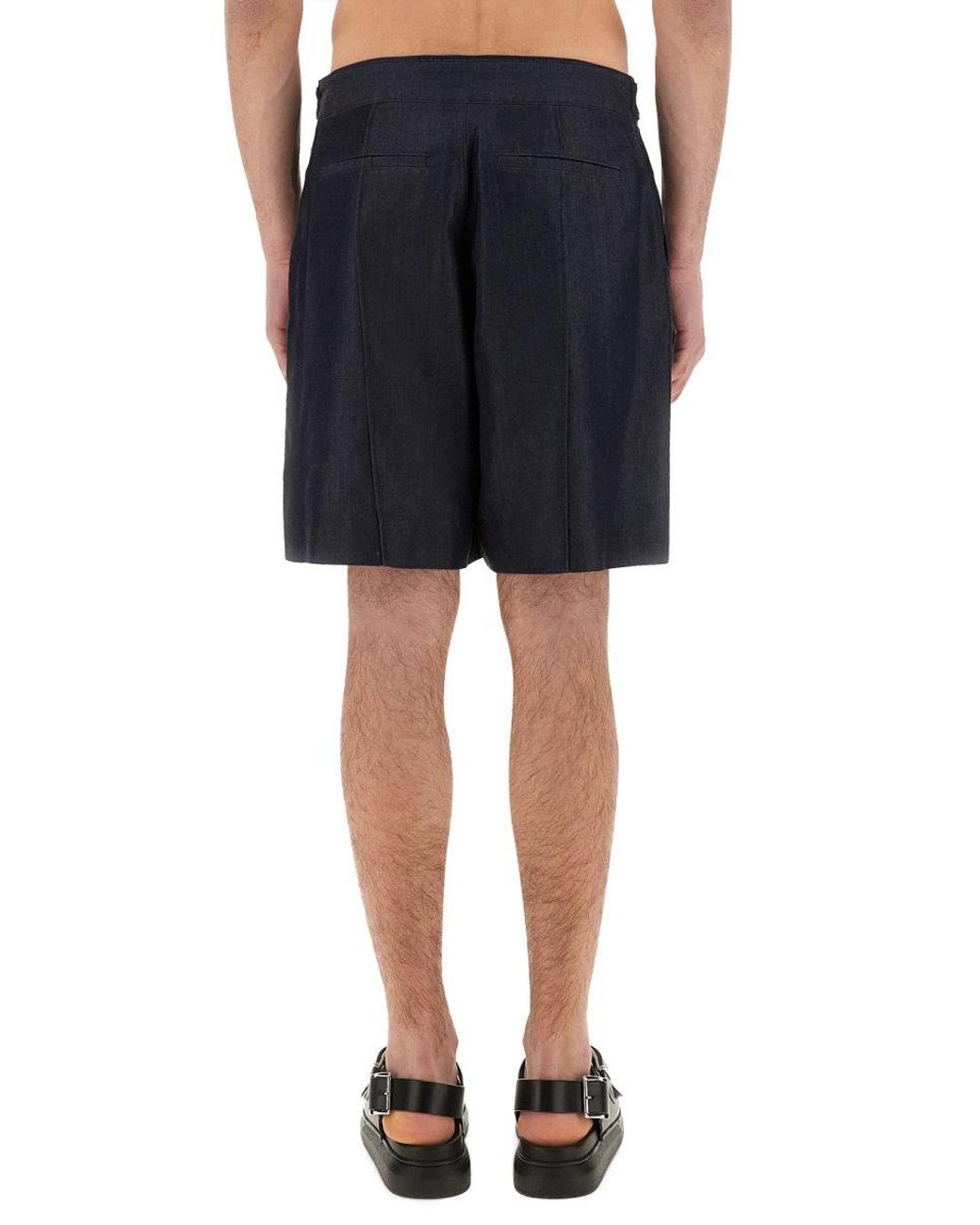 McQueen Blue Short for men