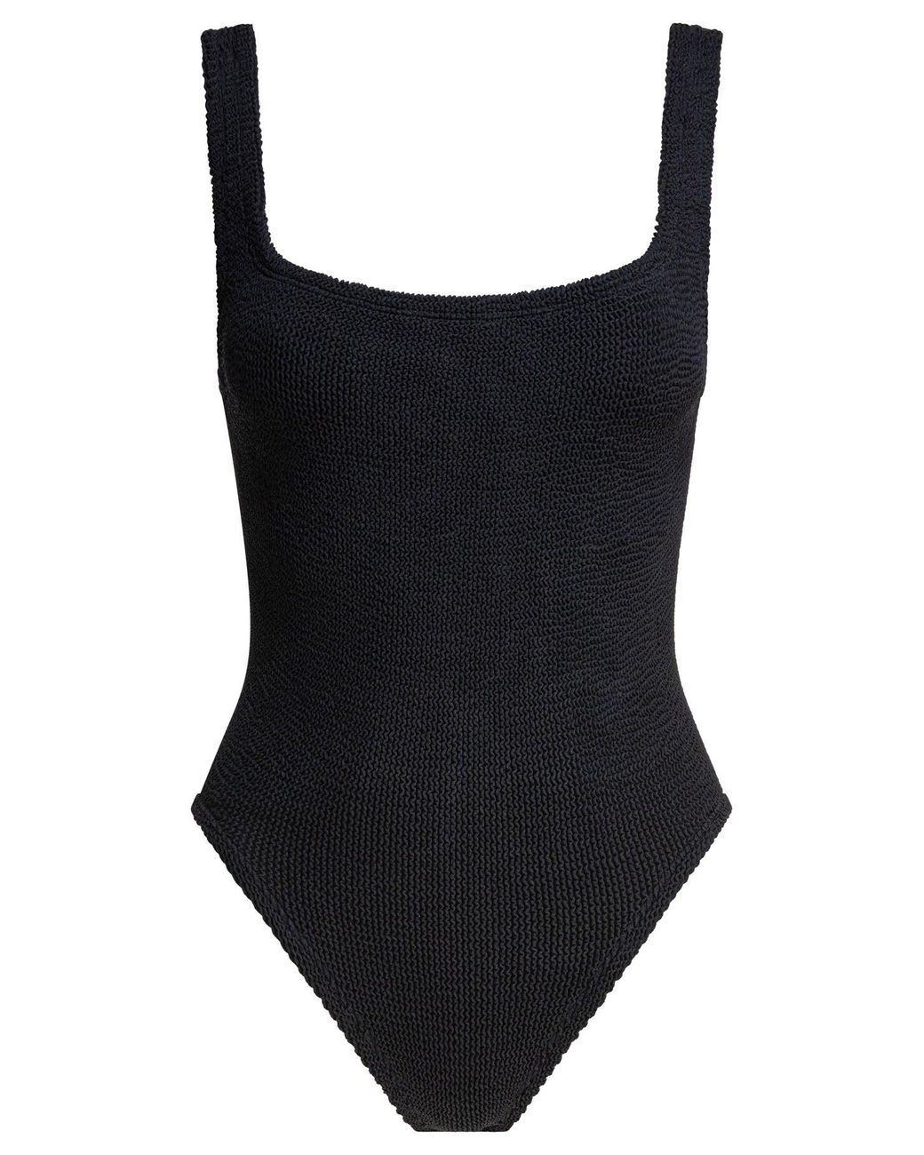 Hunza G Black Square Neck" Swimsuit