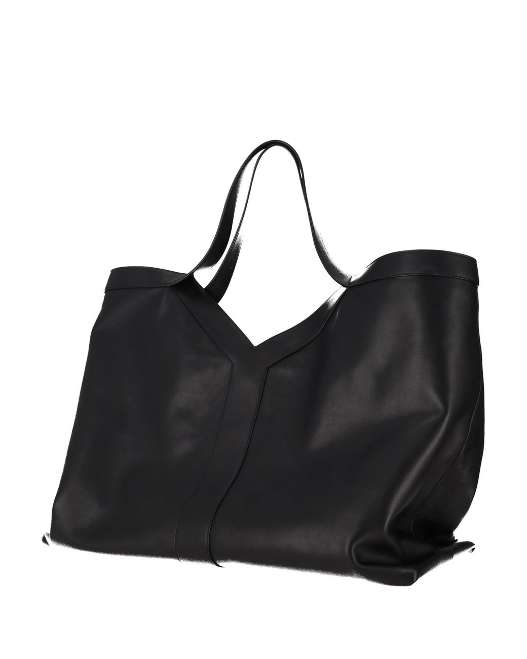 Ysl Bv Tote Y Maxi E Marais Ca Saint Laurent de color Black
