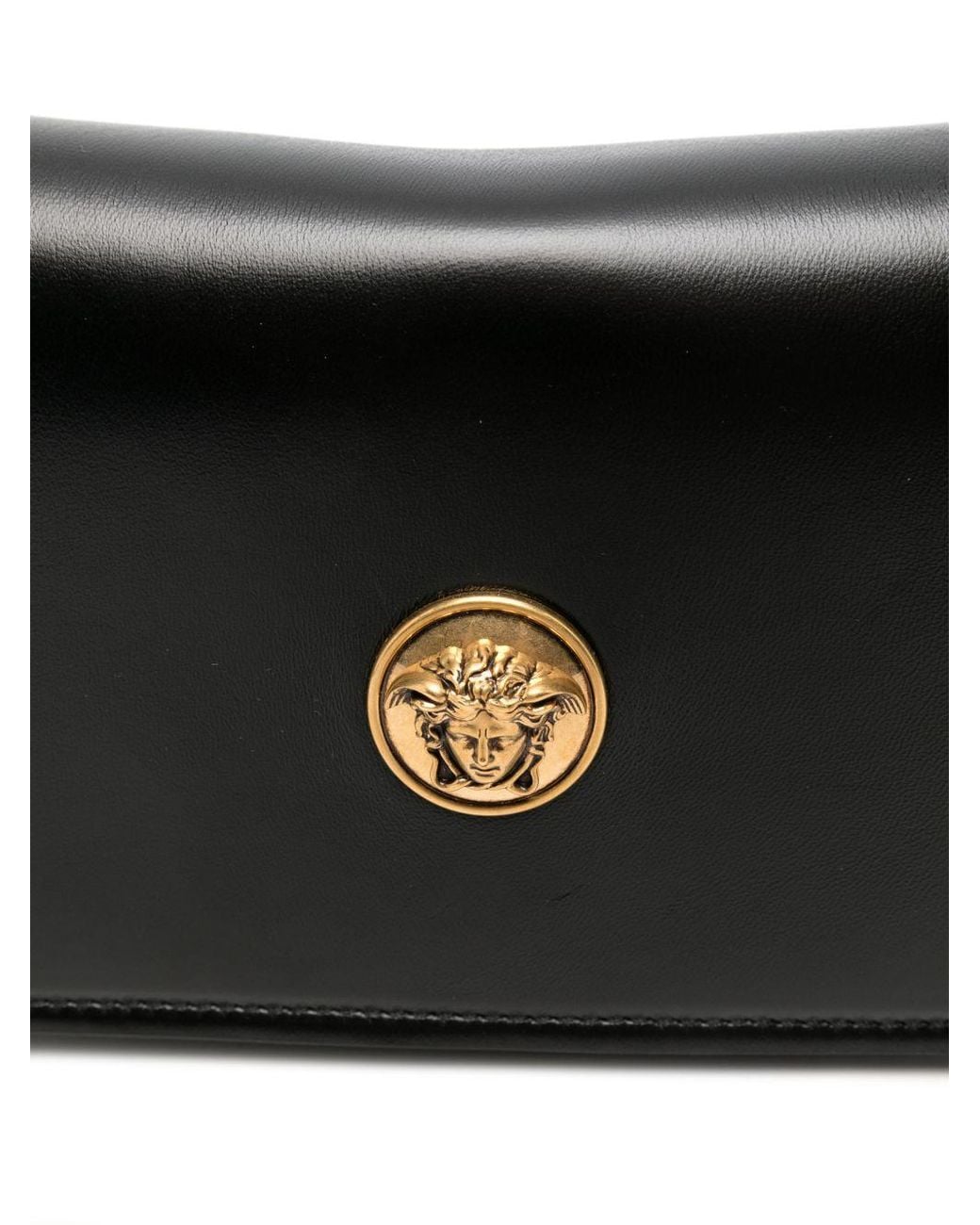 Versace White Emblème Leather Mini Bag