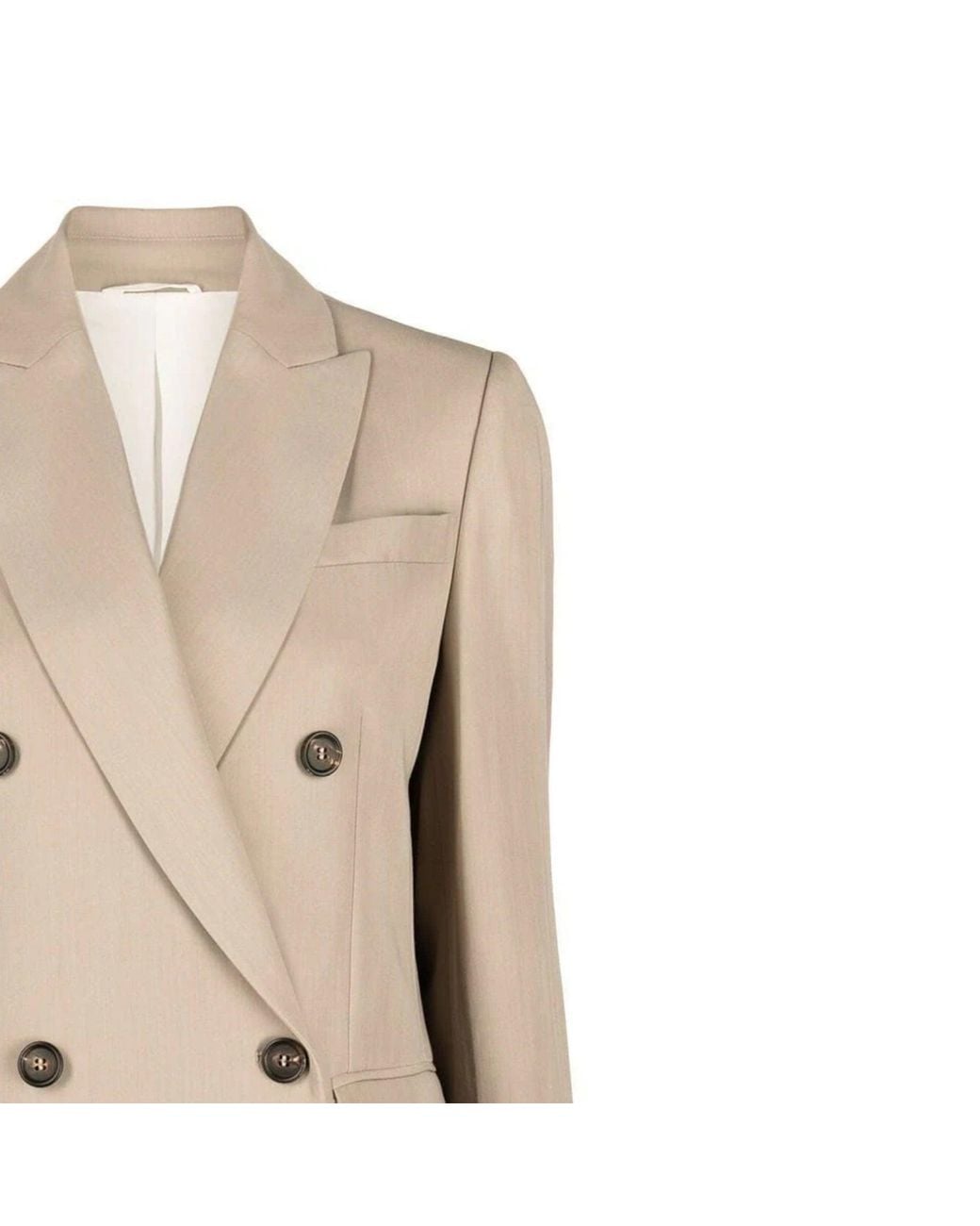 Brunello Cucinelli Natural Wool Jacket