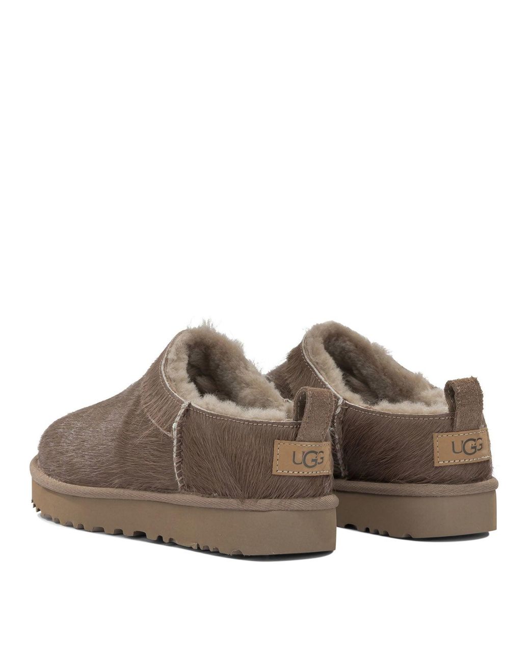 Ugg Brown "Micro" Pull On Ankle Boots