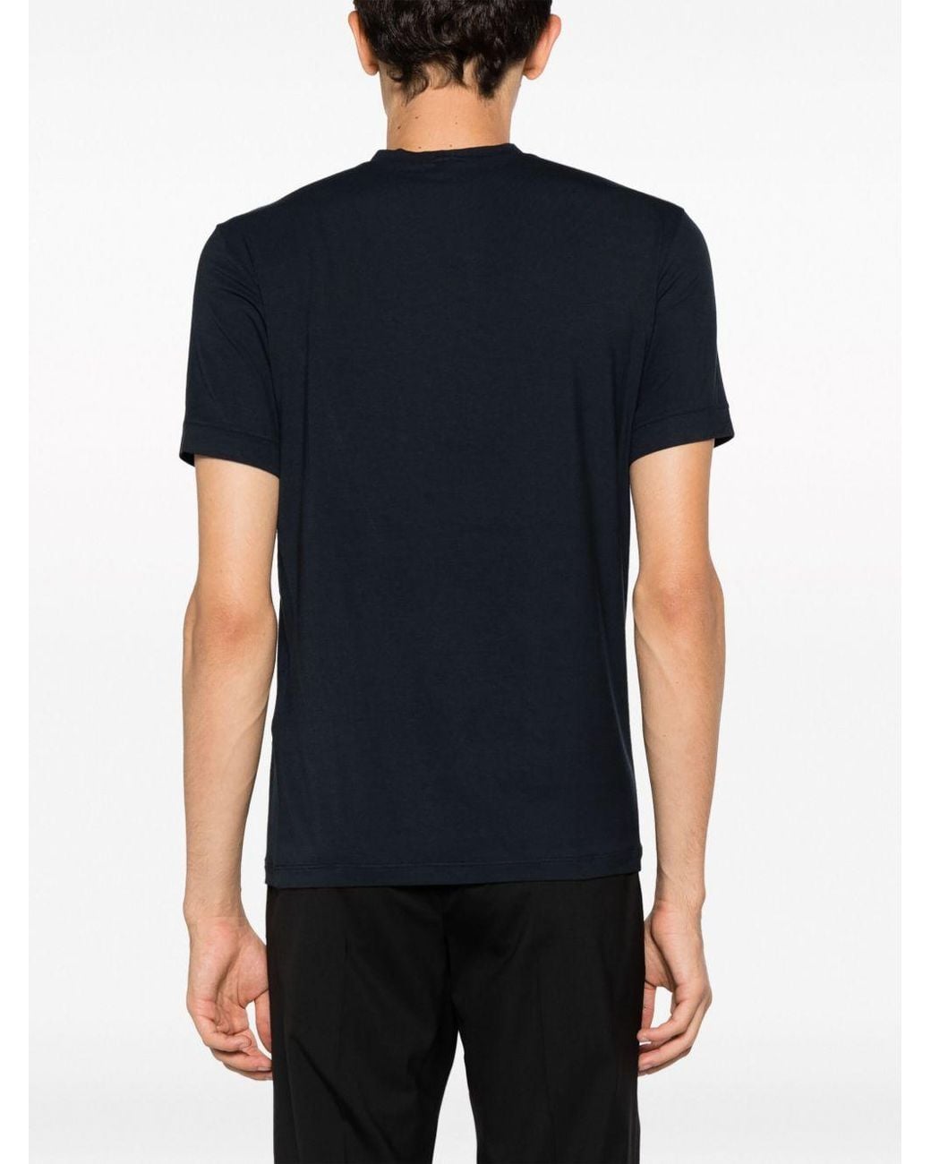Giorgio Armani Black Icon Jersey T Shirt