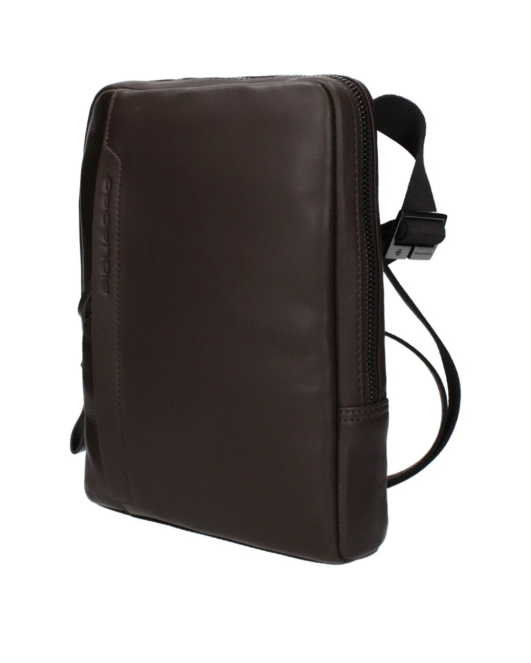 Piquadro Black Crossbody Bags/Moro Head Leather