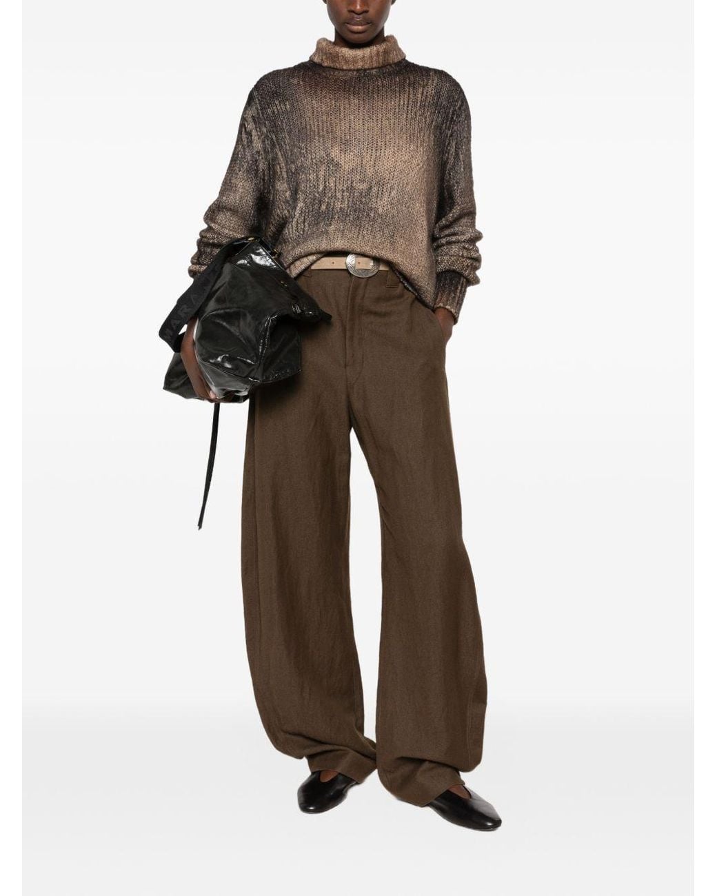 Avant Toi Brown Cahsmere Turtke Neck Jumper