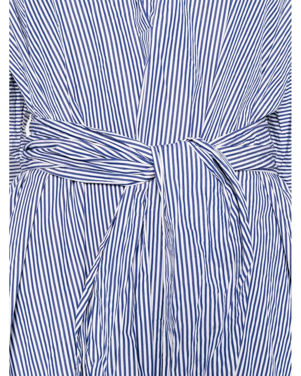 Daniela Gregis Purple Cotton Midi Dress