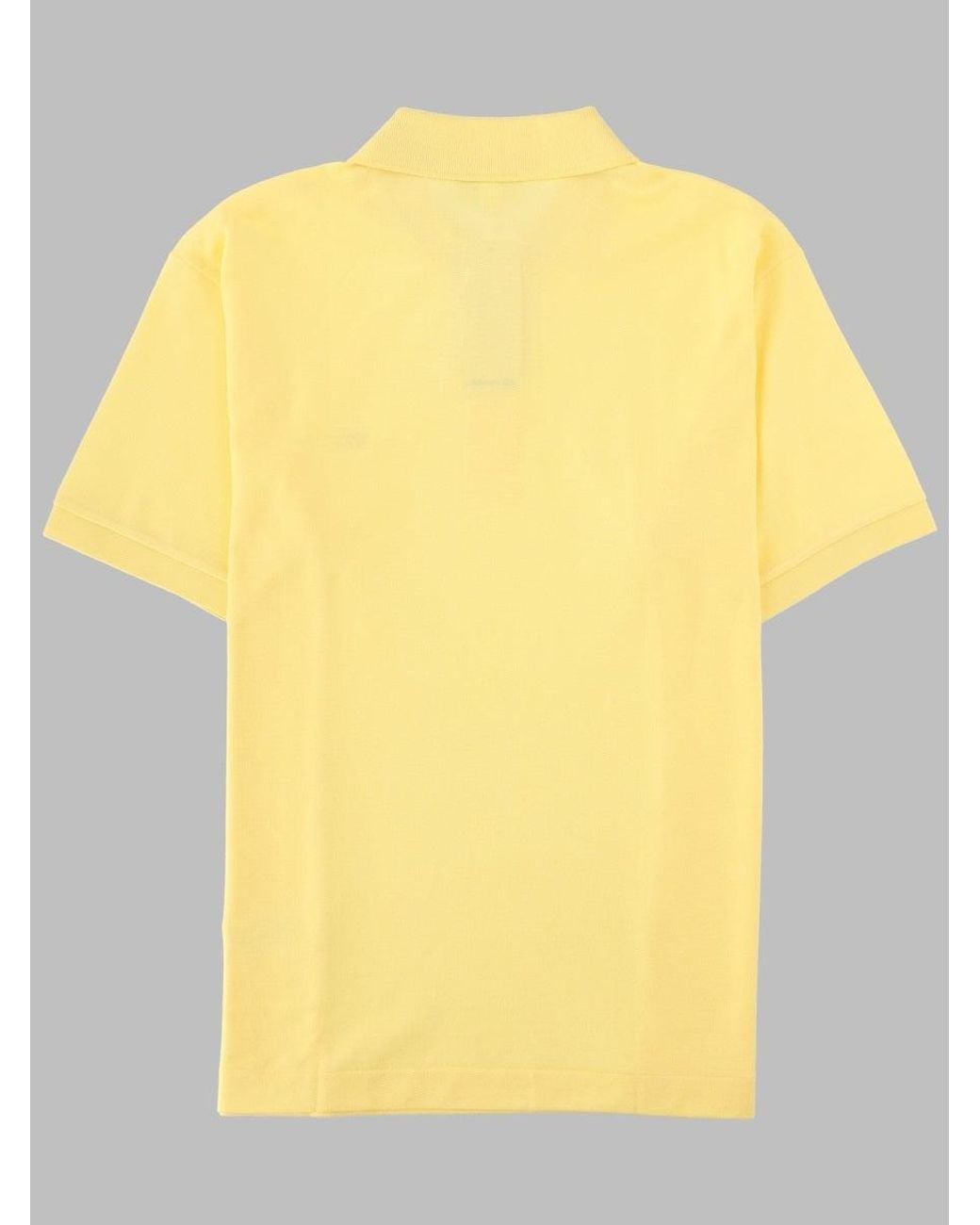 Lacoste Yellow Polo Con Logo