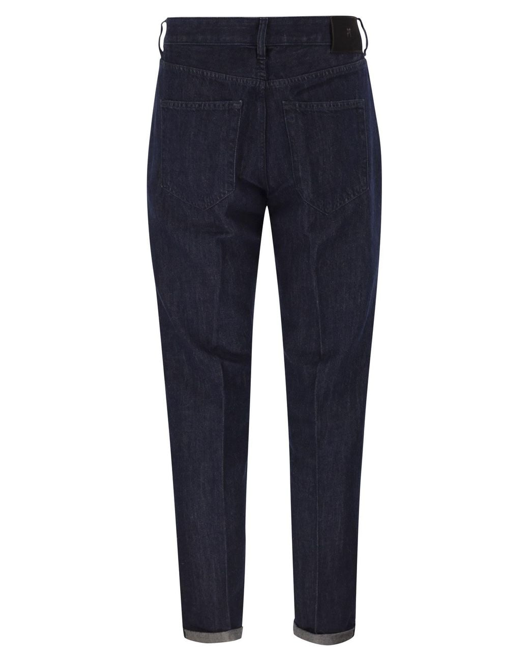 PT Torino Blue Tailored Cotton And Linen Blend Denim Jeans