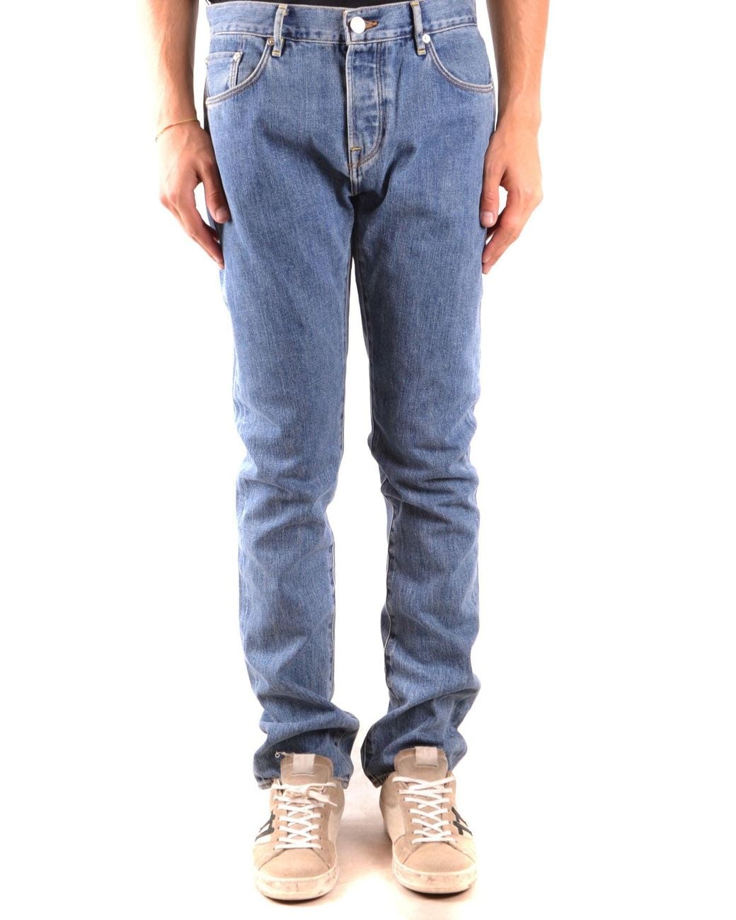 Burberry Blue Straight Jeans Denim for men