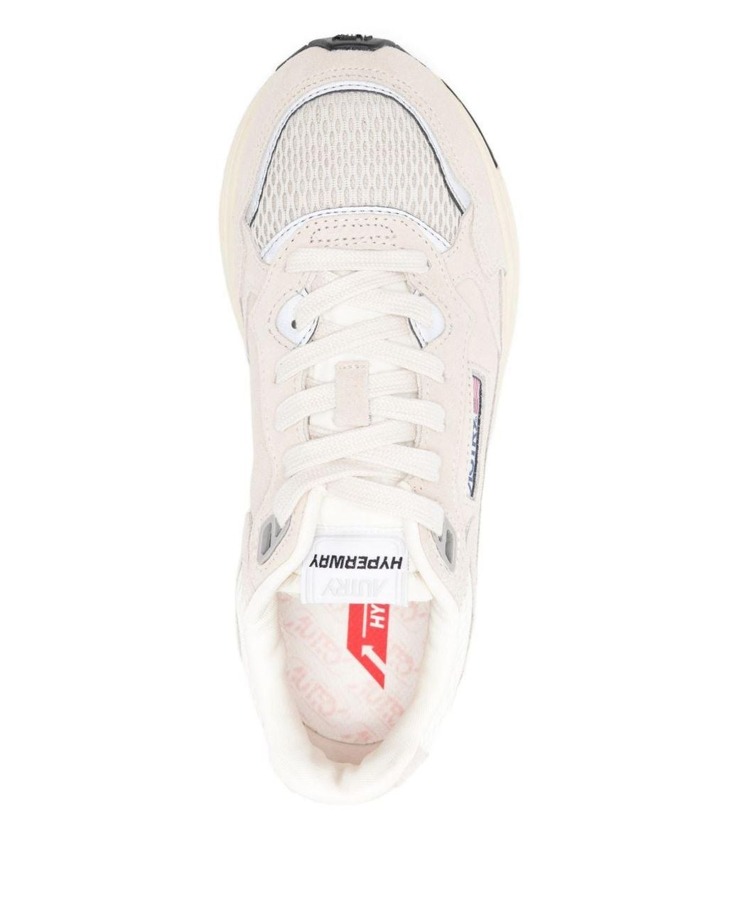 Autry White Hyperway Low Sneakers