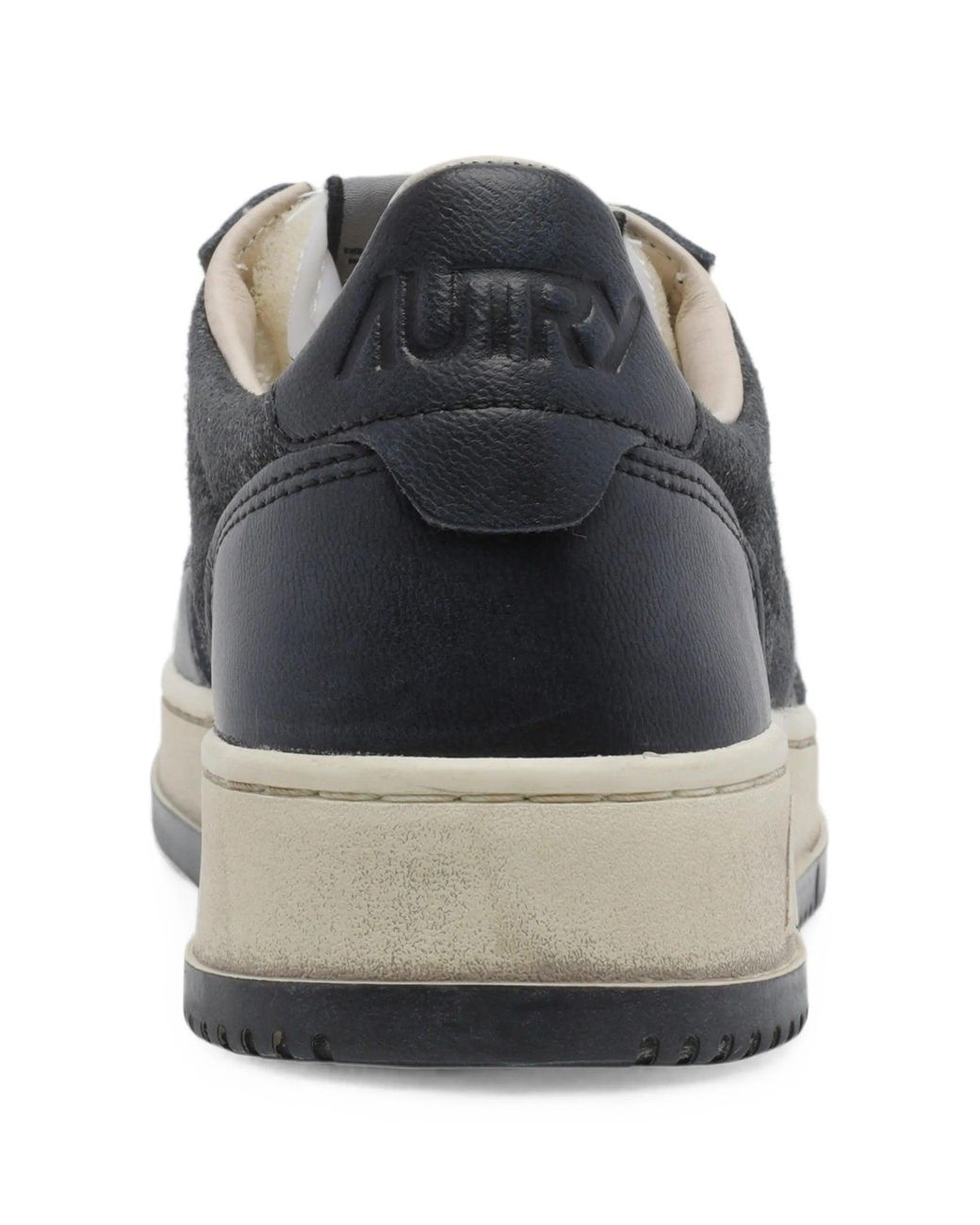 Autry White Sup Vint Low Leat/Padded