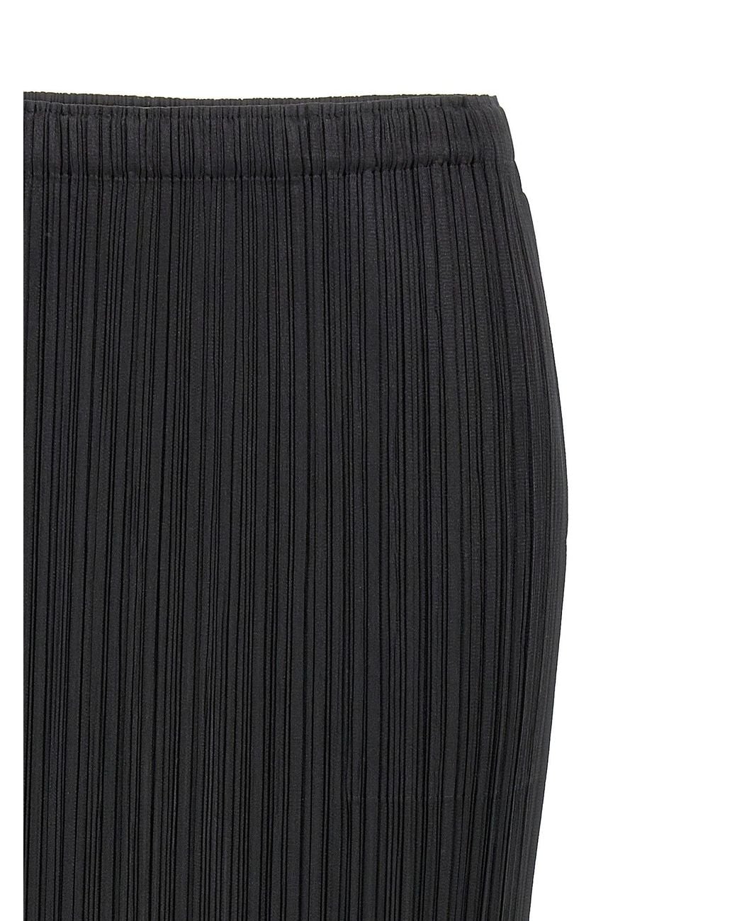 pleats-please-issey-miyake-skirts-in-black-lyst-uk