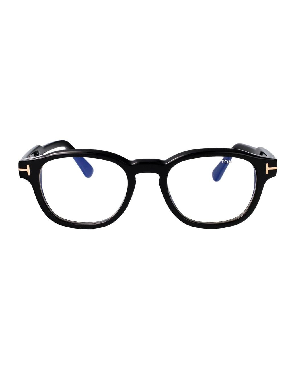 Tom Ford Black Round Optical Ft6181 B 01