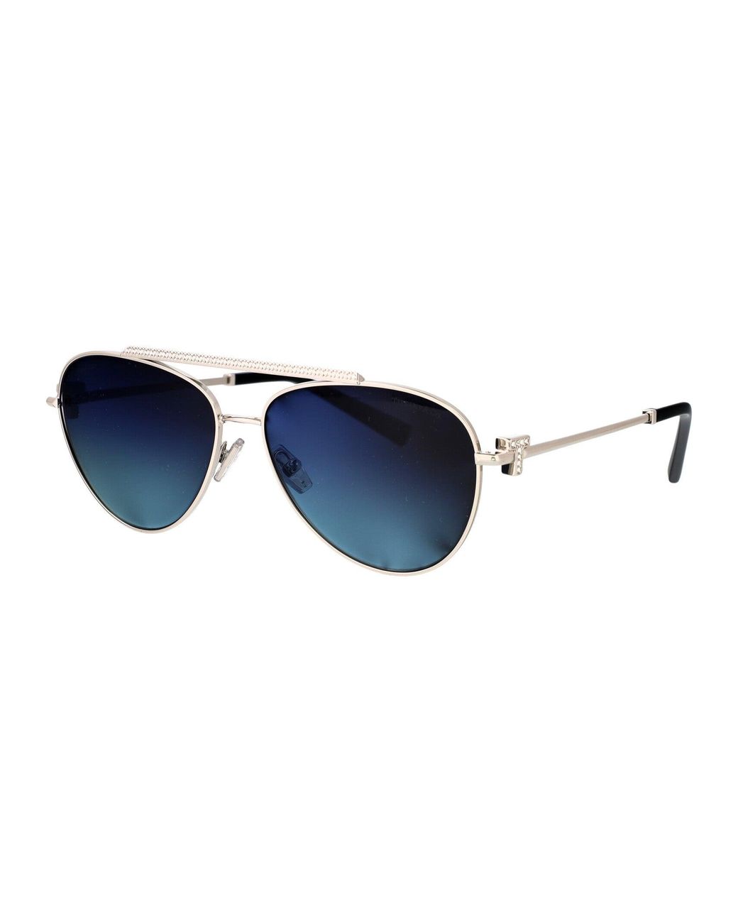 Tiffany & Co Blue Pilot Sunglasses 0 Tf3101 B 60014 U
