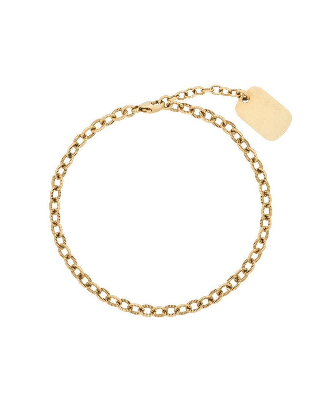 Saint Laurent Metallic Bracciale A Catena