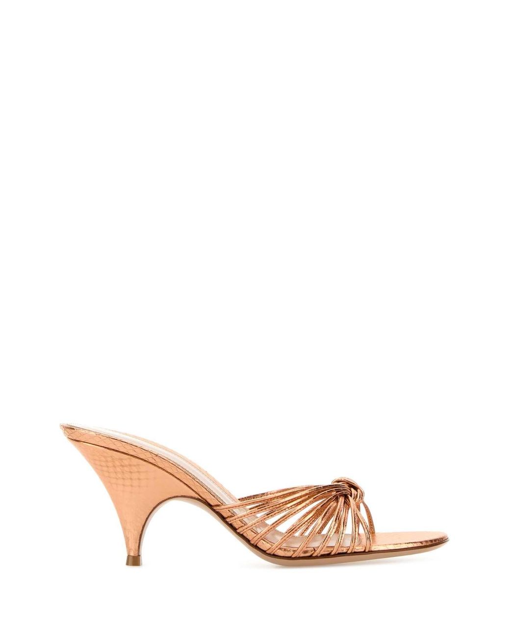 Gianvito Rossi Pink Textured Heels