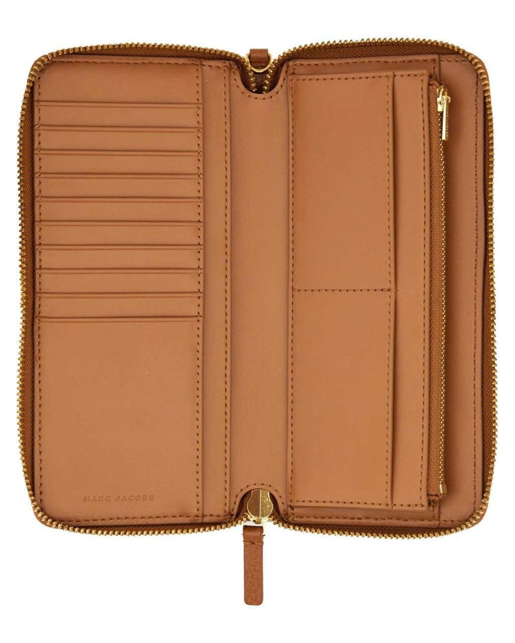 Marc Jacobs Brown Portafoglio Continental