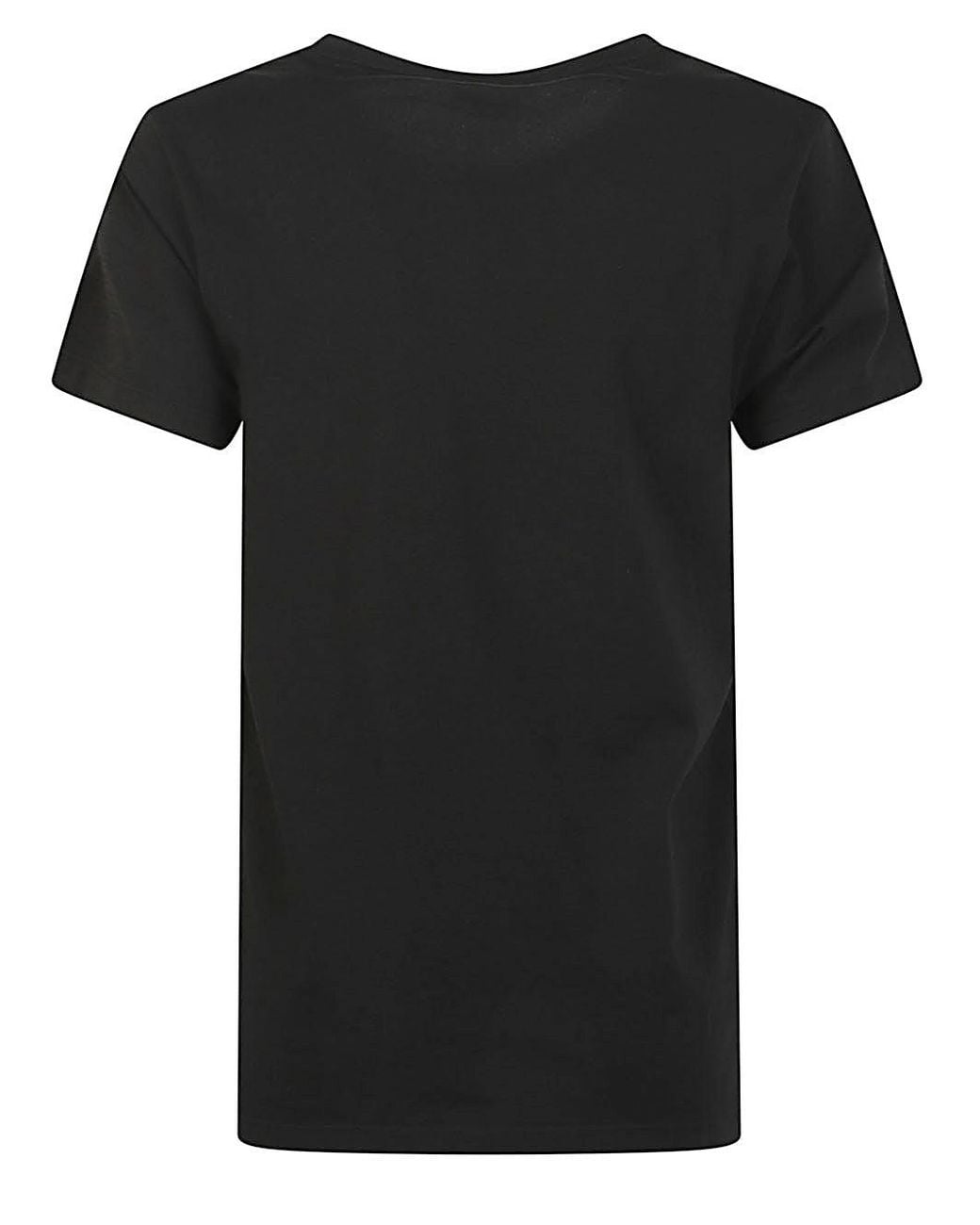 Emporio Armani Black Single-Pack Logo Crew Neck T-Shirt