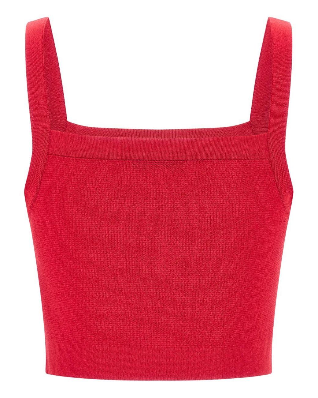 Balmain Top Met Knoop in het Red