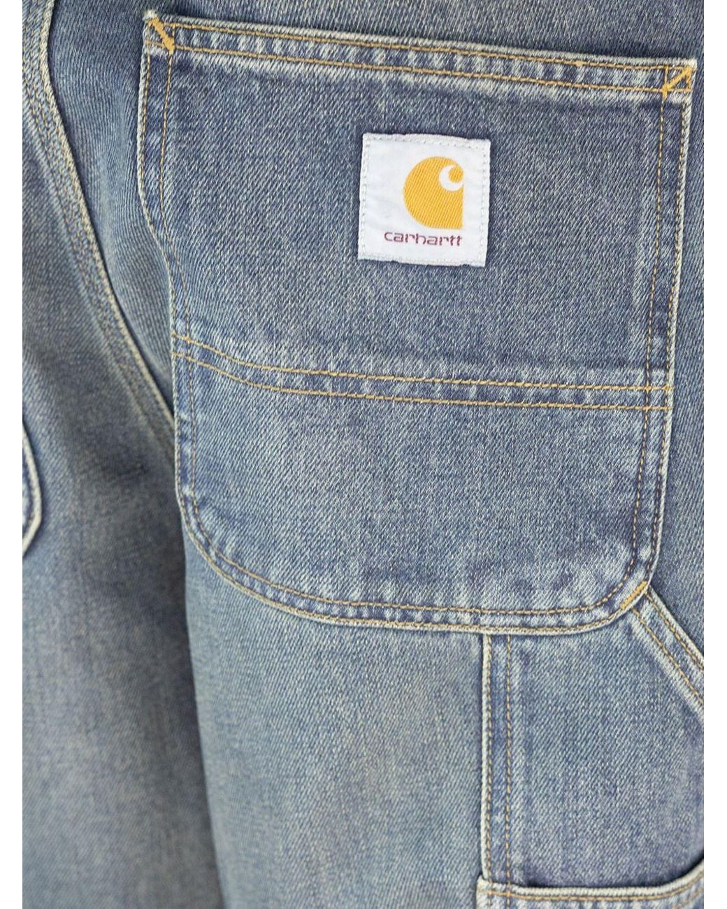 Carhartt Blue Double Knee Denim Jeans