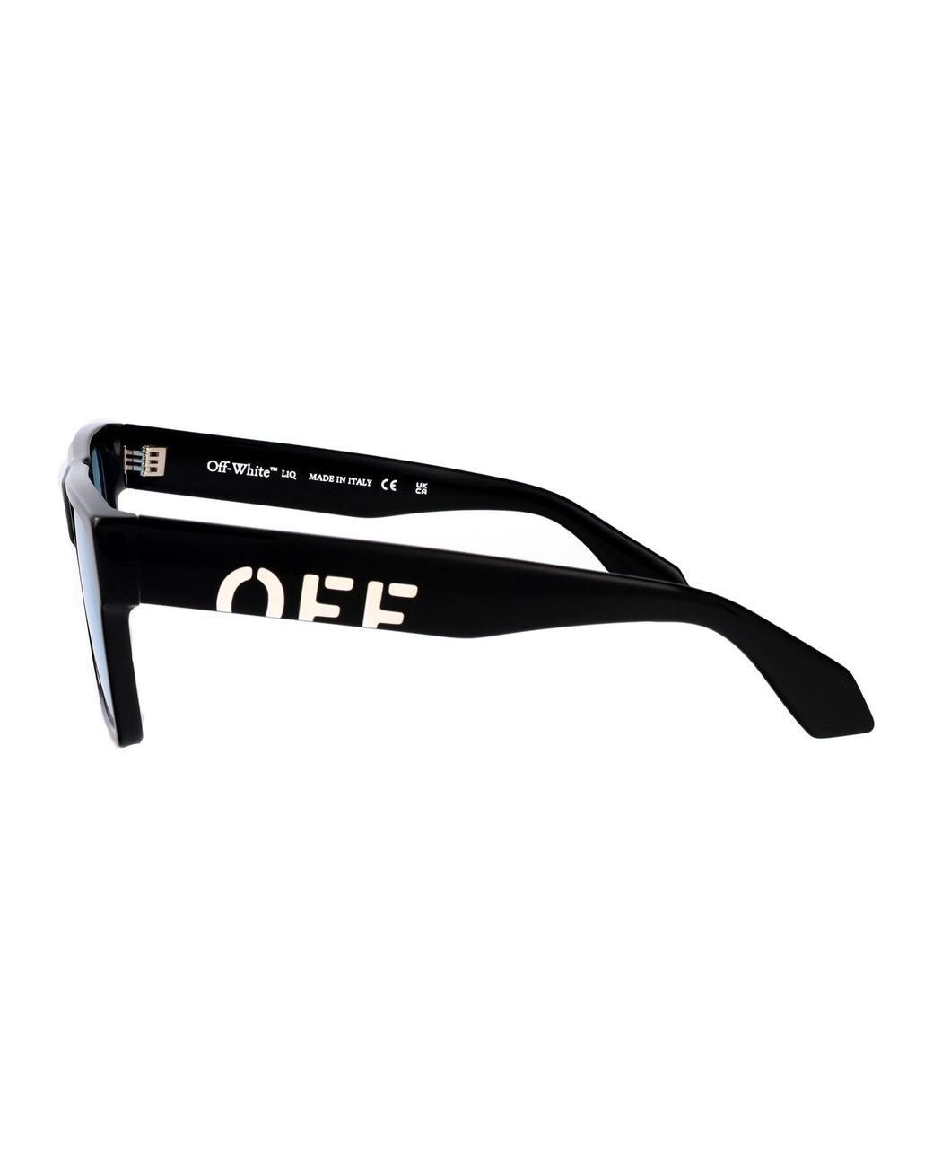 Off-White c/o Virgil Abloh Blue Shiny Acetate Sunglasses