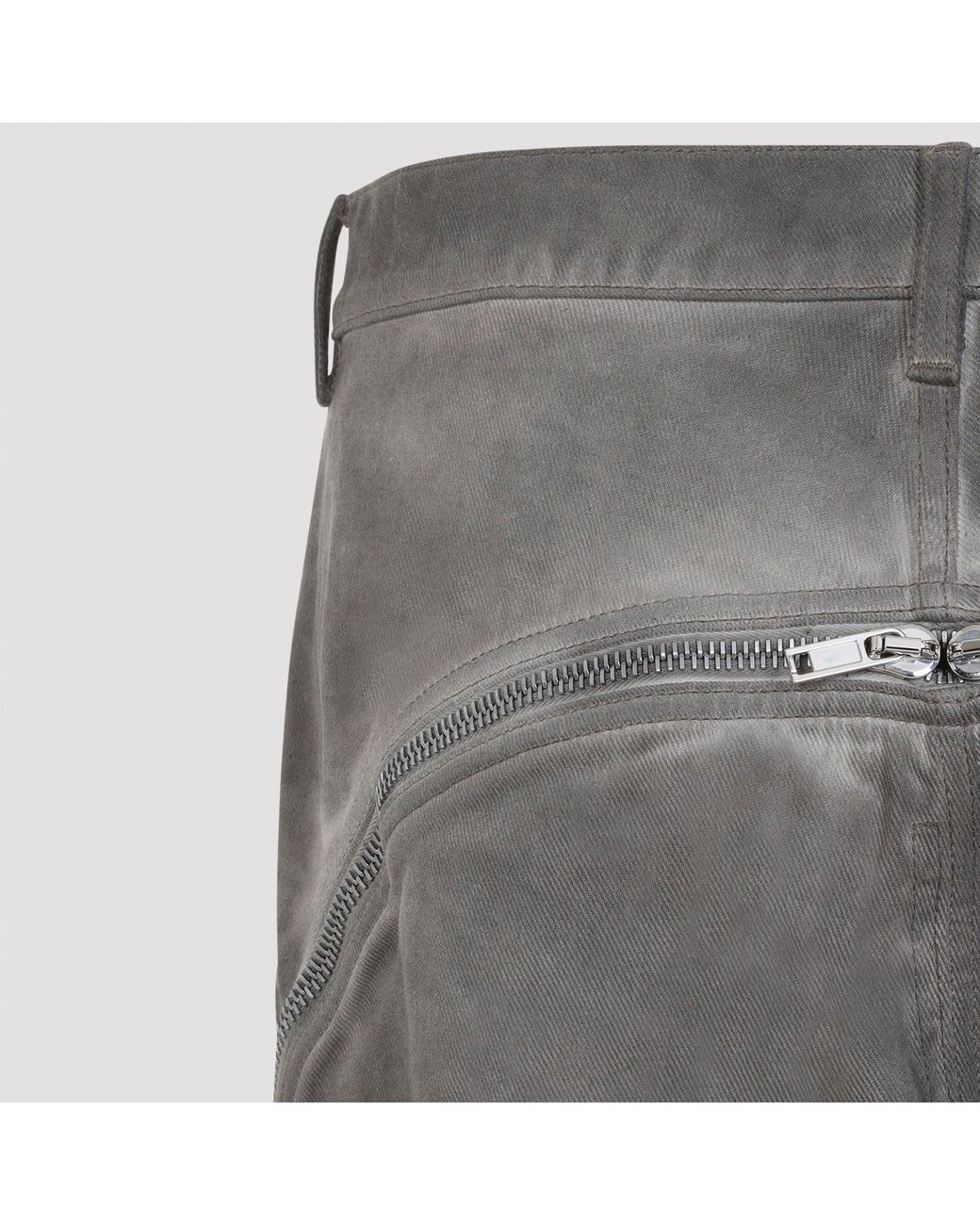 Rick Owens Gray Dark Dust Bolan Banana Jeans for men