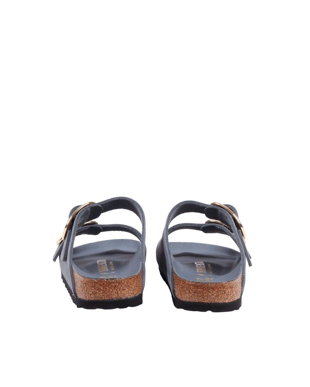 Birkenstock White Arizona Big Buckle Hex Basalt, Oiled Leather, S