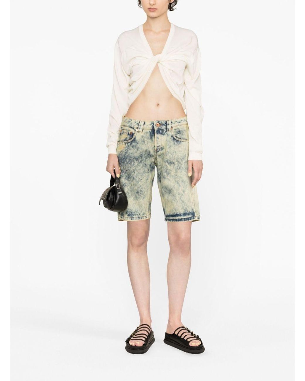 VAQUERA Shorts Met Logopatch in het Gray