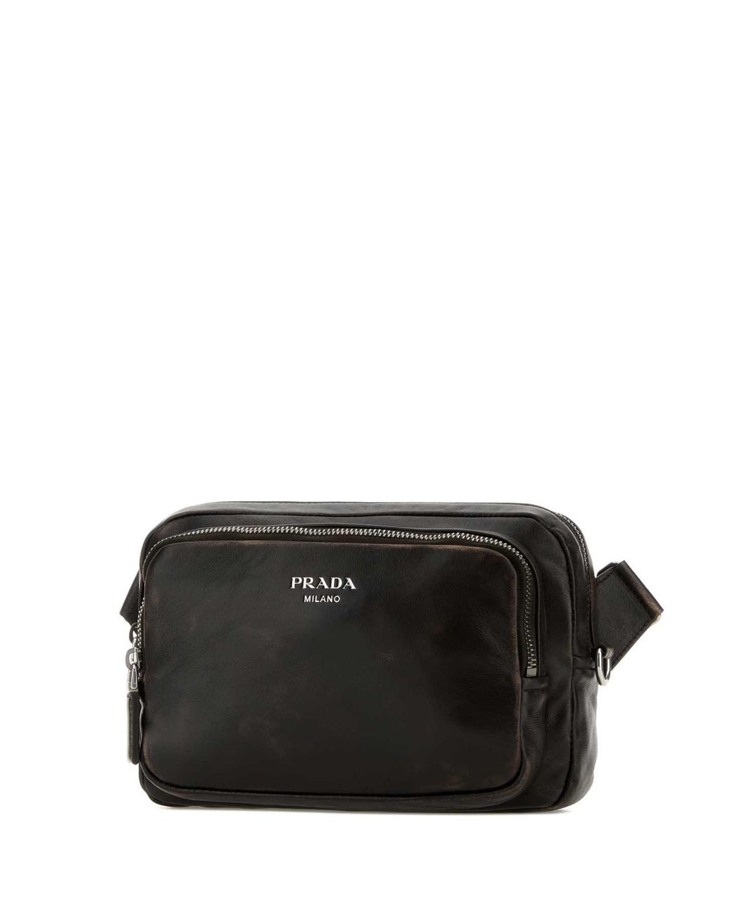 Prada Black Dark Nappa Leather Crossbody Bag