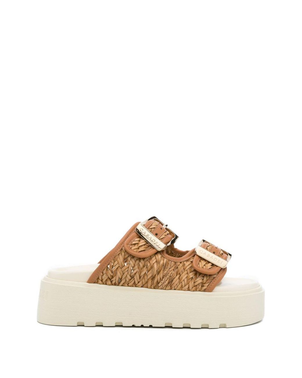 Casadei Natural Birky Suncity Sandals