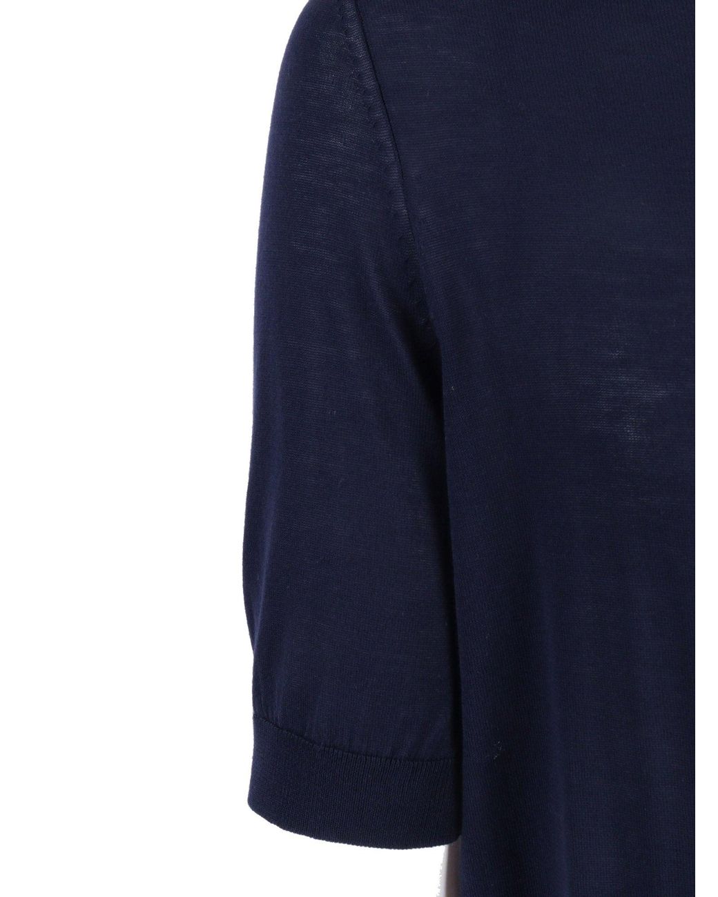 Ballantyne Kurzarmpullover in Blue für Herren