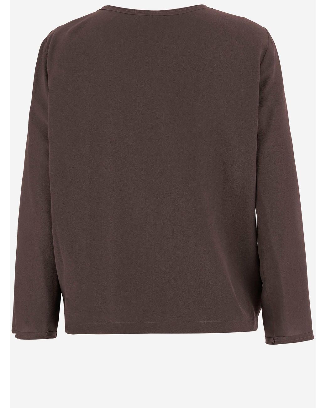 Q-WINS Brown Silk Knit