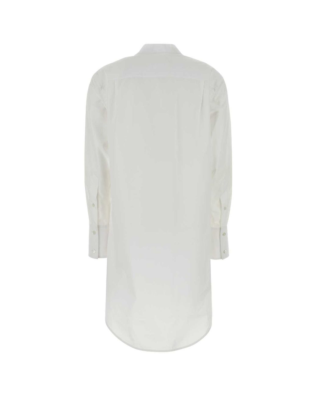 Maison Margiela White Poplin Shirt Dress