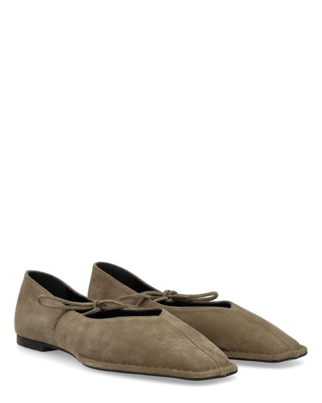 Alohas Brown Leather Flats