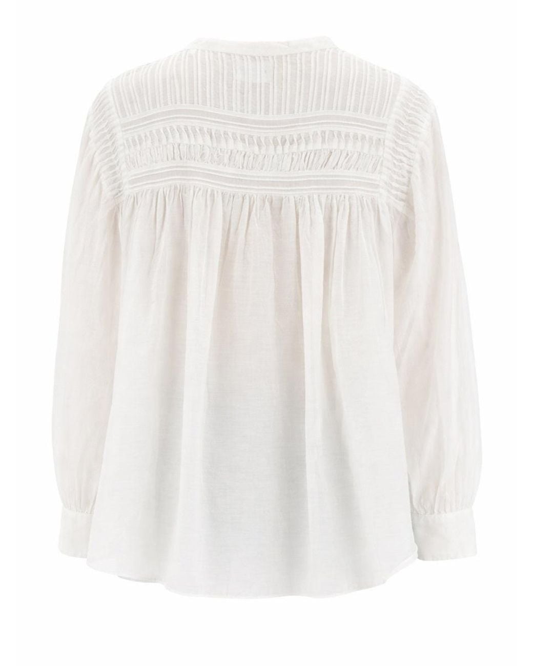 Isabel Marant White Camicia "Plalia"
