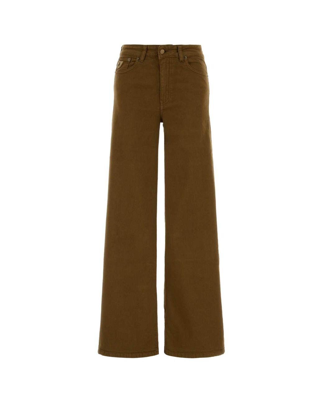 Lois Natural Mud Stretch Cotton Palazzo Pant