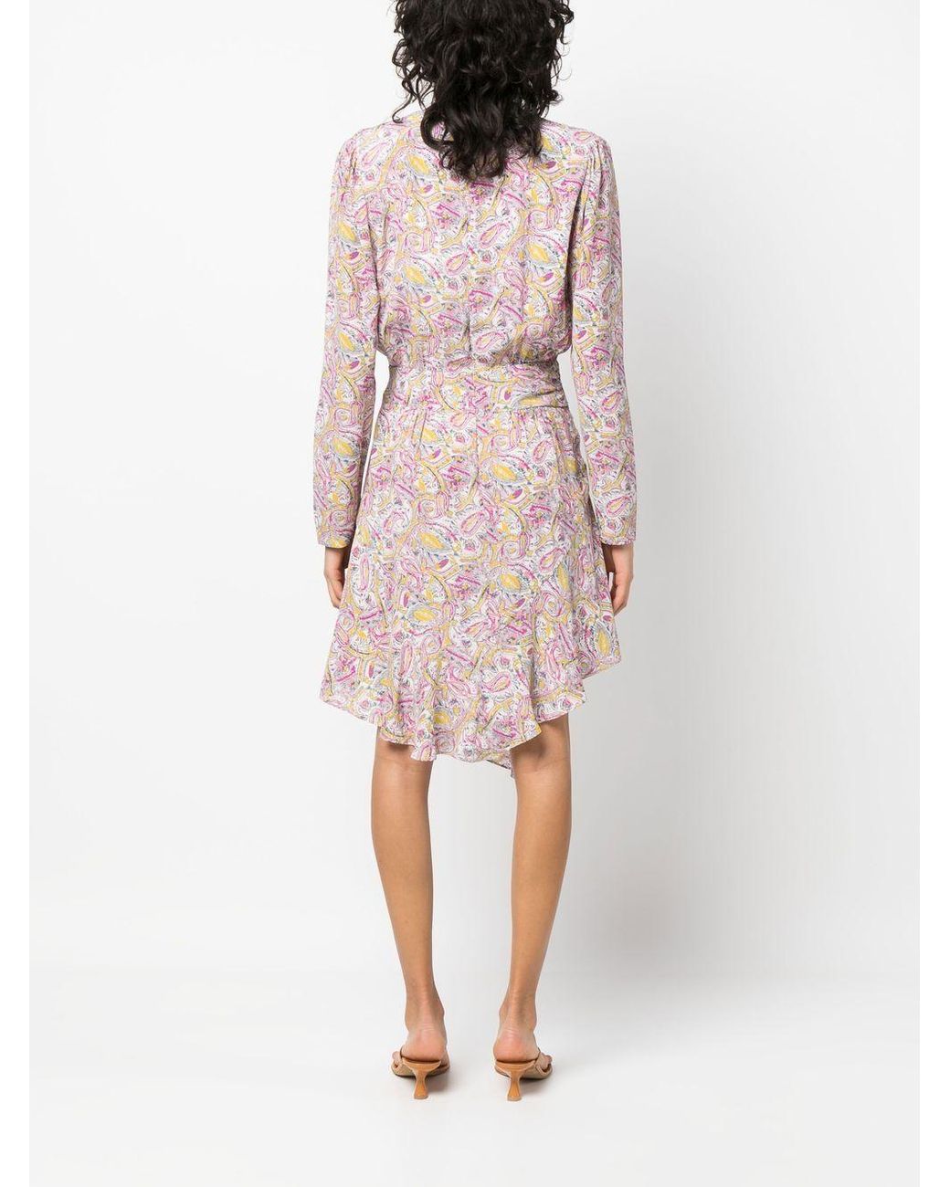 IRO Mini-Jurk Met Print in het Pink