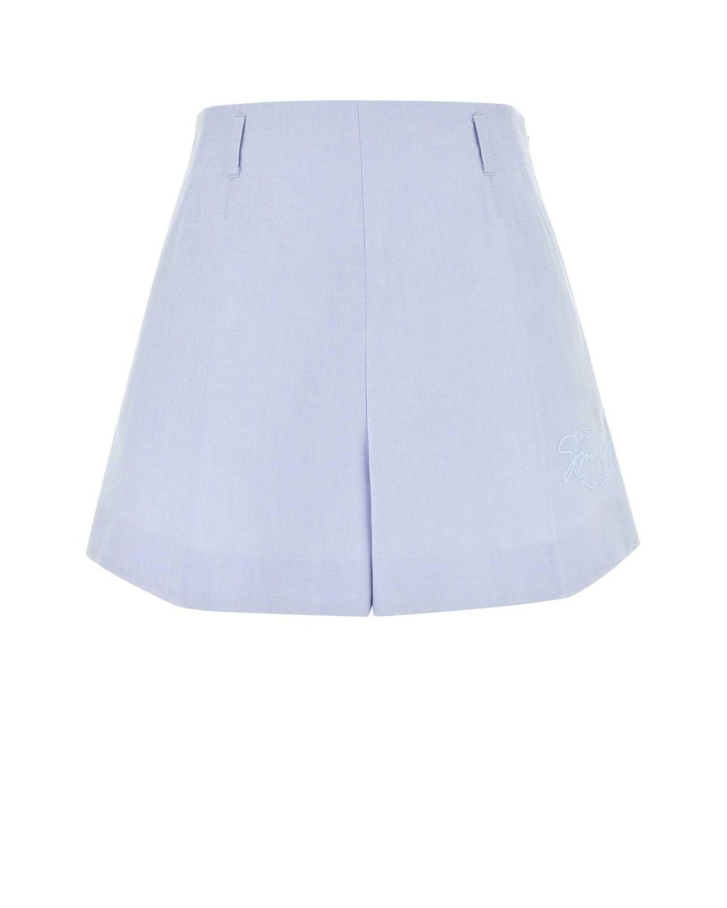 Givenchy Blue Powder Cotton Shorts
