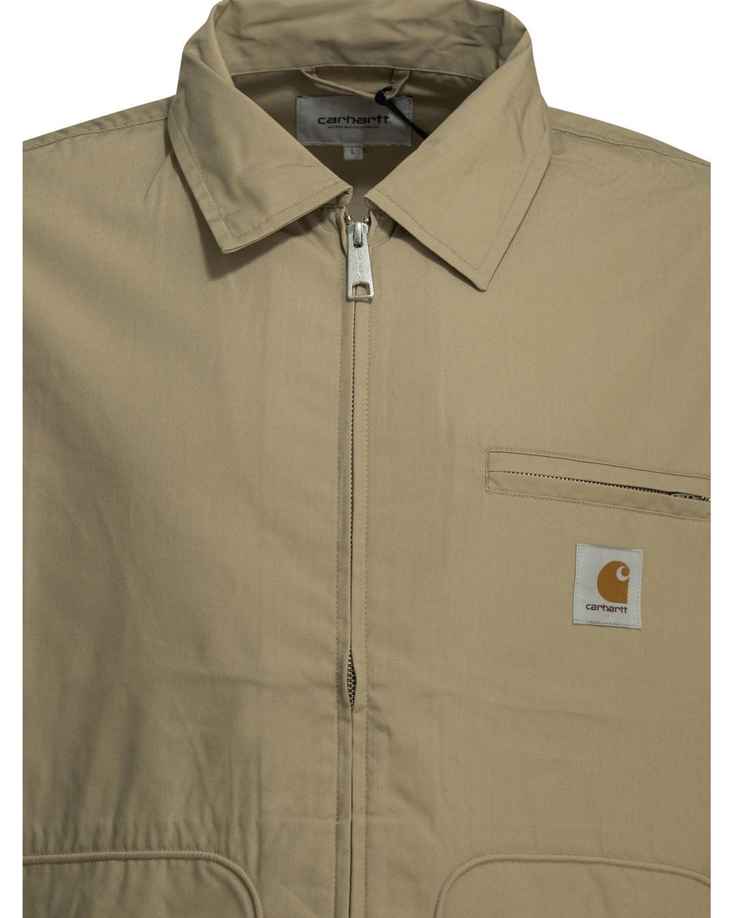 Carhartt Green Postal Polyester Cotton Overshirt Jacket